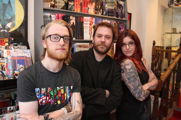 FallibroomeDT's tweet image. Macclesfield comic book shop owners want cartoon versions of themselves drawn. £100 prize. macclesfield-express.co.uk/news/comic-boo…