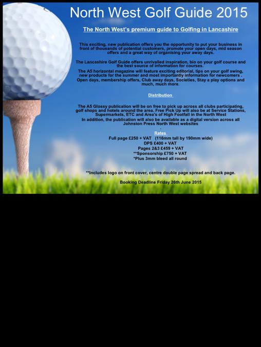 Fantastic NW Golf Guide is a must use