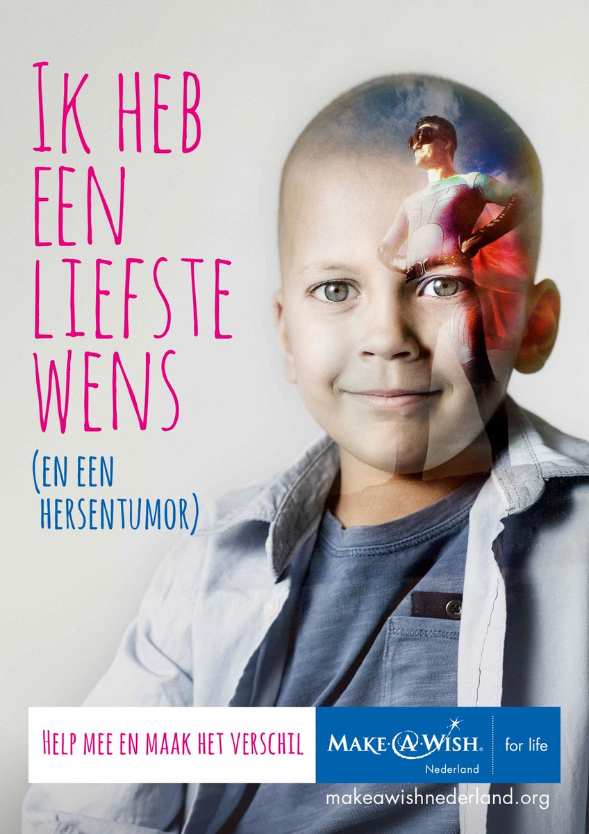 De nieuwe corporate #campagne van <a href="/MakeAWishNL/">Make-A-Wish NL</a> is live! Help mee en maak het verschil. makeawishnederland.org/maakhetverschil