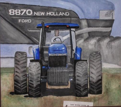 AutoCommandCVT's tweet image. When the #T8Genesis #TBT moment is a painting of the icon 👍👍👍 .@NHAgriculture