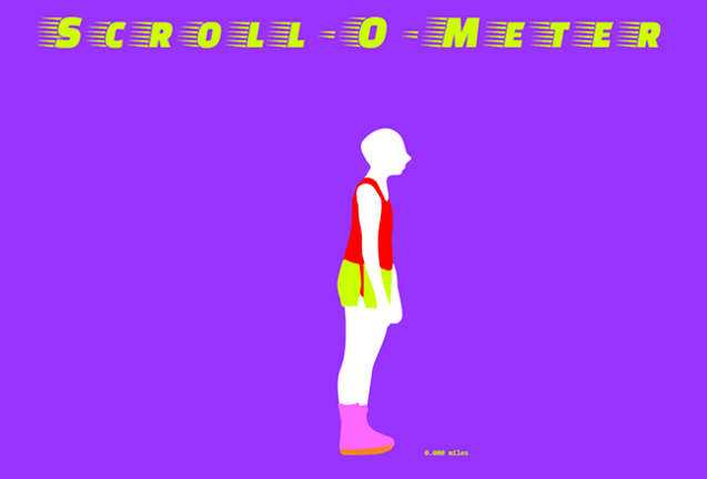 Find out how many kilometres you scroll in a day with this <a href="/googlechrome/">Chrome</a> extension. chrome.google.com/webstore/detai…