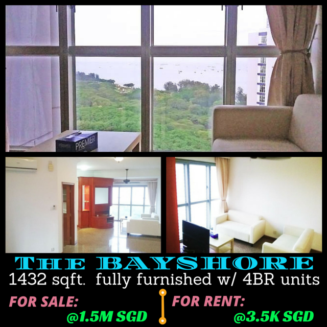 THE BAYSHORE for rent <a href="/3/">Blair</a>.5K SGD with astonishing sea &amp; greenery view. Also for sale <a href="/1/">1</a>.5M SGD w/ partial sea view! :)