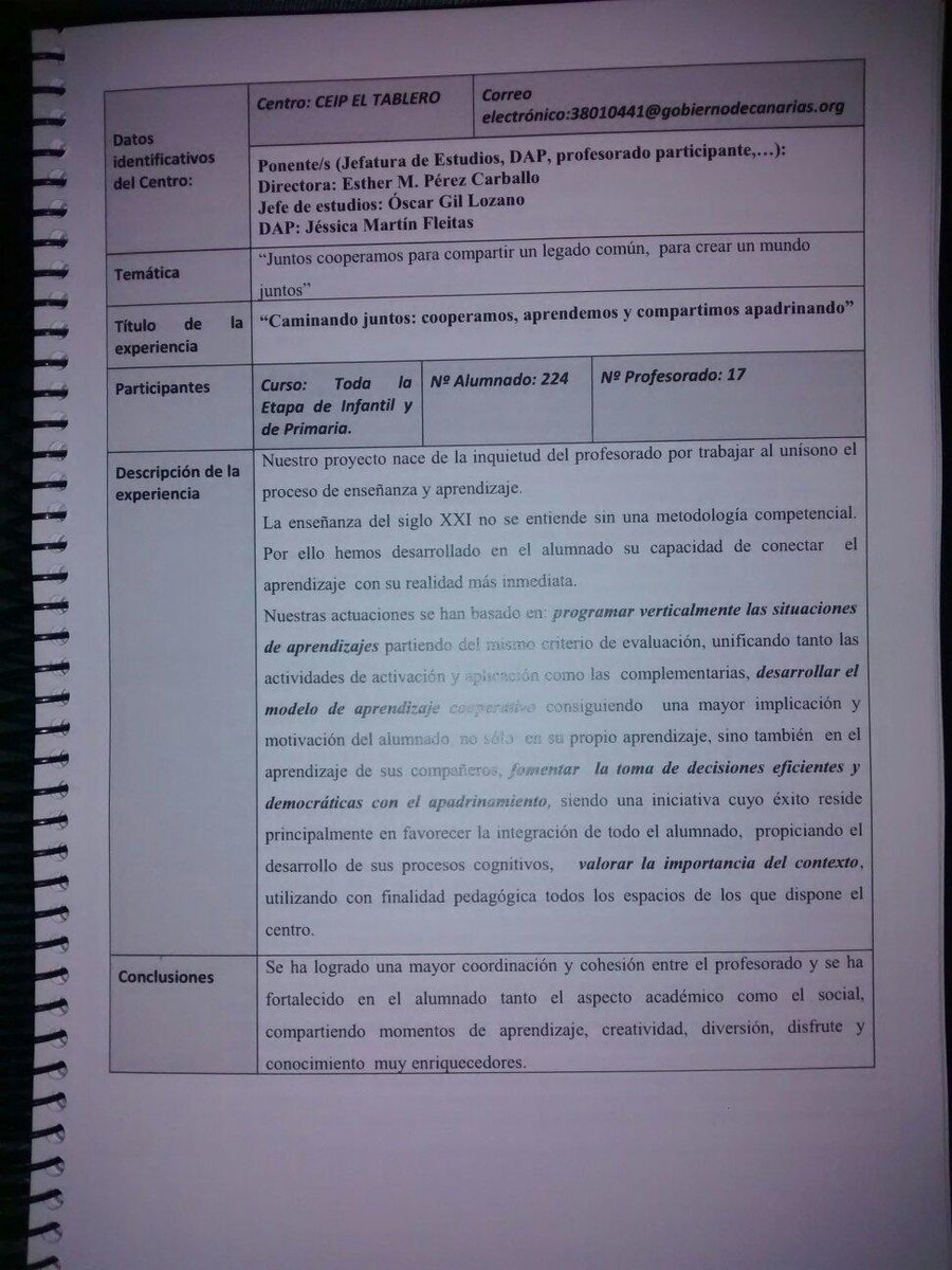 ritafil's tweet photo. Aprendizaje cooperativo. Apadrinamiento, situaciones de aprendizaje verticales #redcice #innovacionEducativa http://t.co/EQGrDoUnxN