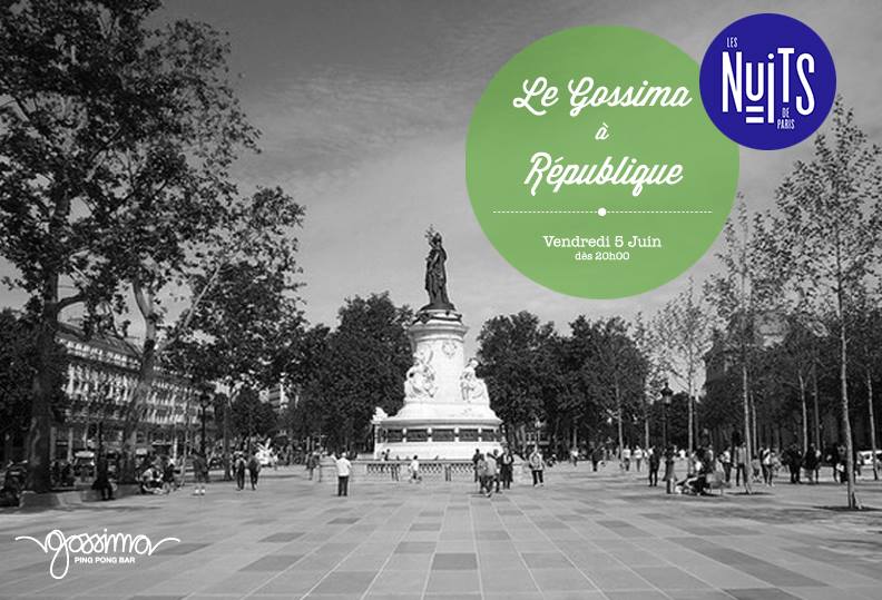 QueFaireAParis's tweet photo. Vendredi c'est Free Ping Pong au #Gossima pour #LesNuitsParis http://t.co/G9EAvLpfmh http://t.co/ha5JAqk0qI