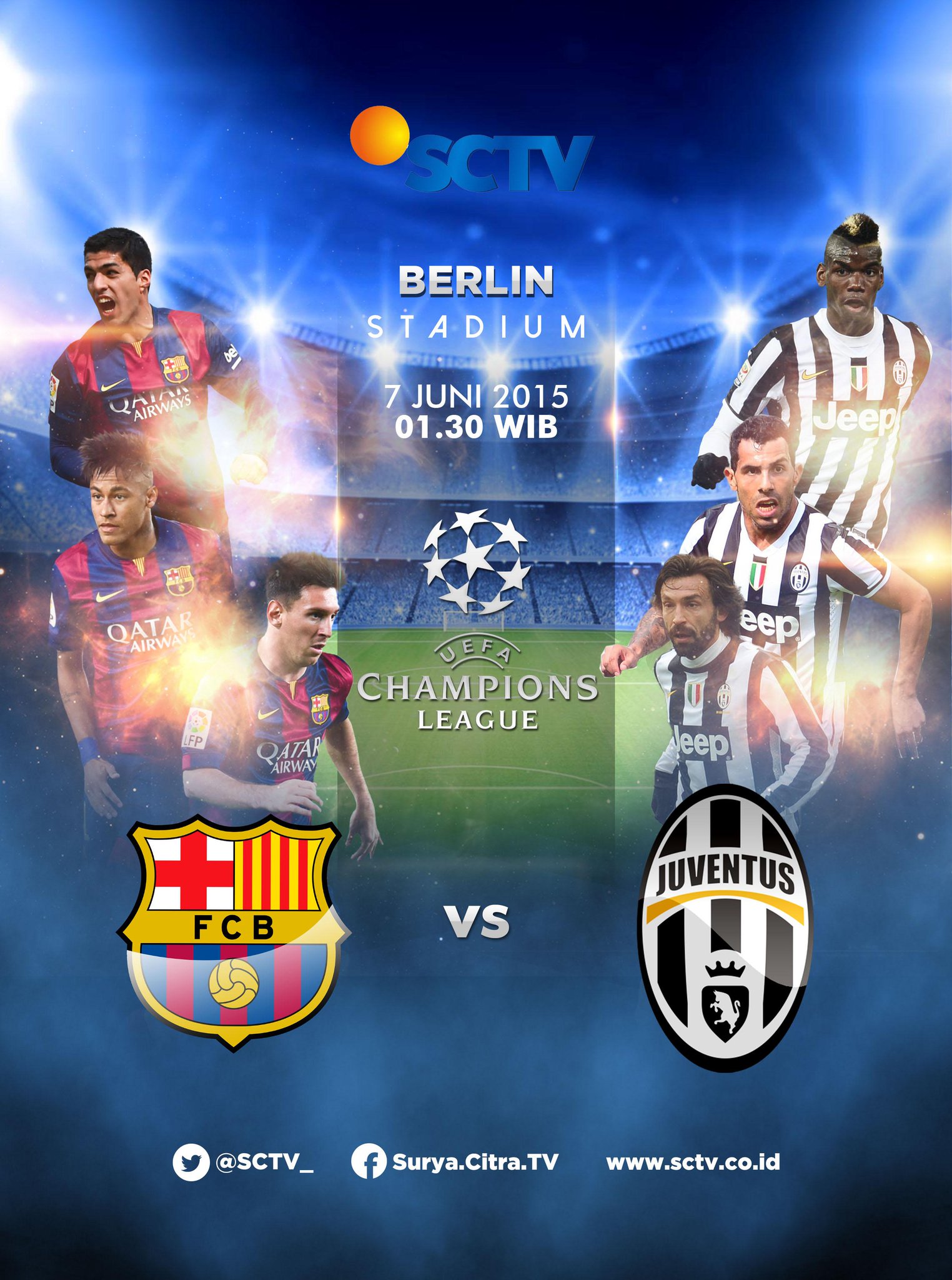 SCTV on Twitter: "FINAL UEFA CHAMPIONS LEAGUE FC BARCELONA ...