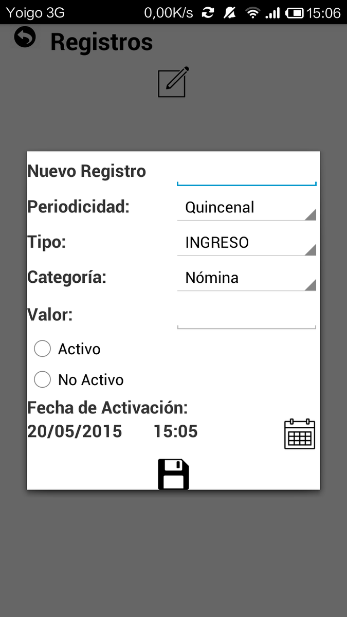 FinDeMes_App's tweet photo. Otras capturas de la App 'Fin de Mes'. Muy pronto disponible en Play Store. http://t.co/pSigUE7aFf