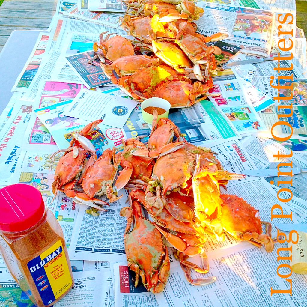 LPOutfitters's tweet photo. I love the smell of steamed crabs in the morning! #BlueCrab #ChesapeakeBay #OldBay @OLDBAYSeasoning @md_seafood http://t.co/08tVcDsqlA