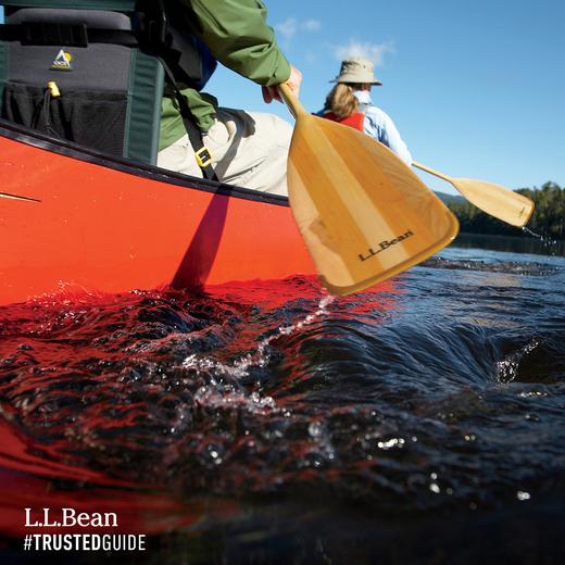 LLBean's tweet image. Paddling tip: Paddling isn’t an “arms-only” exercise – use your whole torso for more power. #TrustedGuide