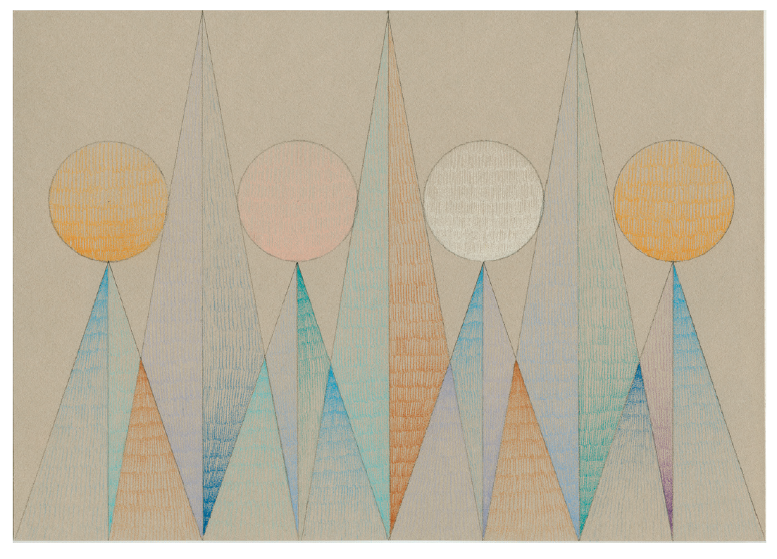 drawingcenter's tweet photo. #DrawingPapers 93: #ClaudiaWieser’s Untitled, colored pencil on colored paper drawing 2010 http://t.co/UUApf89Edw http://t.co/A3nzVuolOA