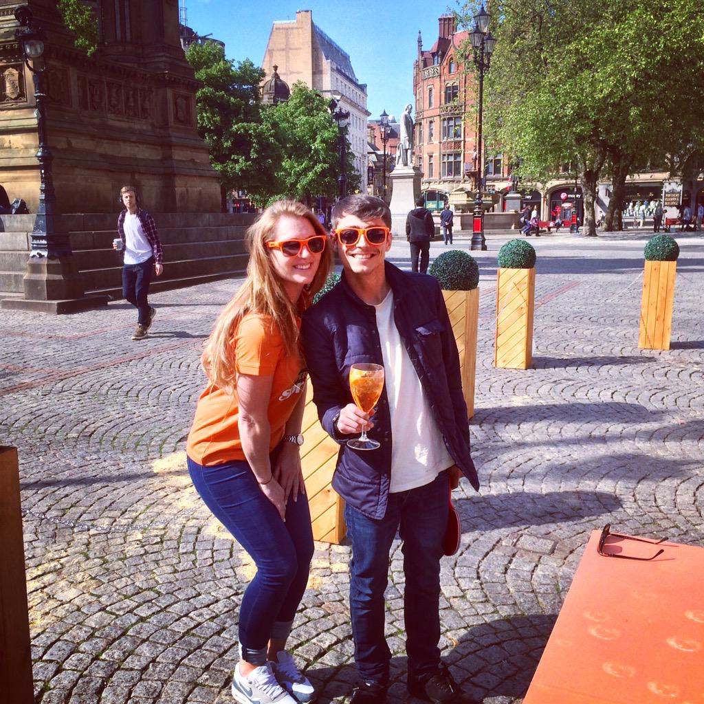 sstezz's tweet photo. #ItStartsNow #aperolspritz #mcr #uk http://t.co/pGnts4BBhI