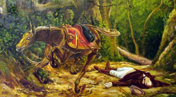 NicolasMaduro's tweet image. La bala que mato a Sucre la disparó la oligarquía que acabo con el proyecto de Bolívar y luego saqueo nuestra Patria.