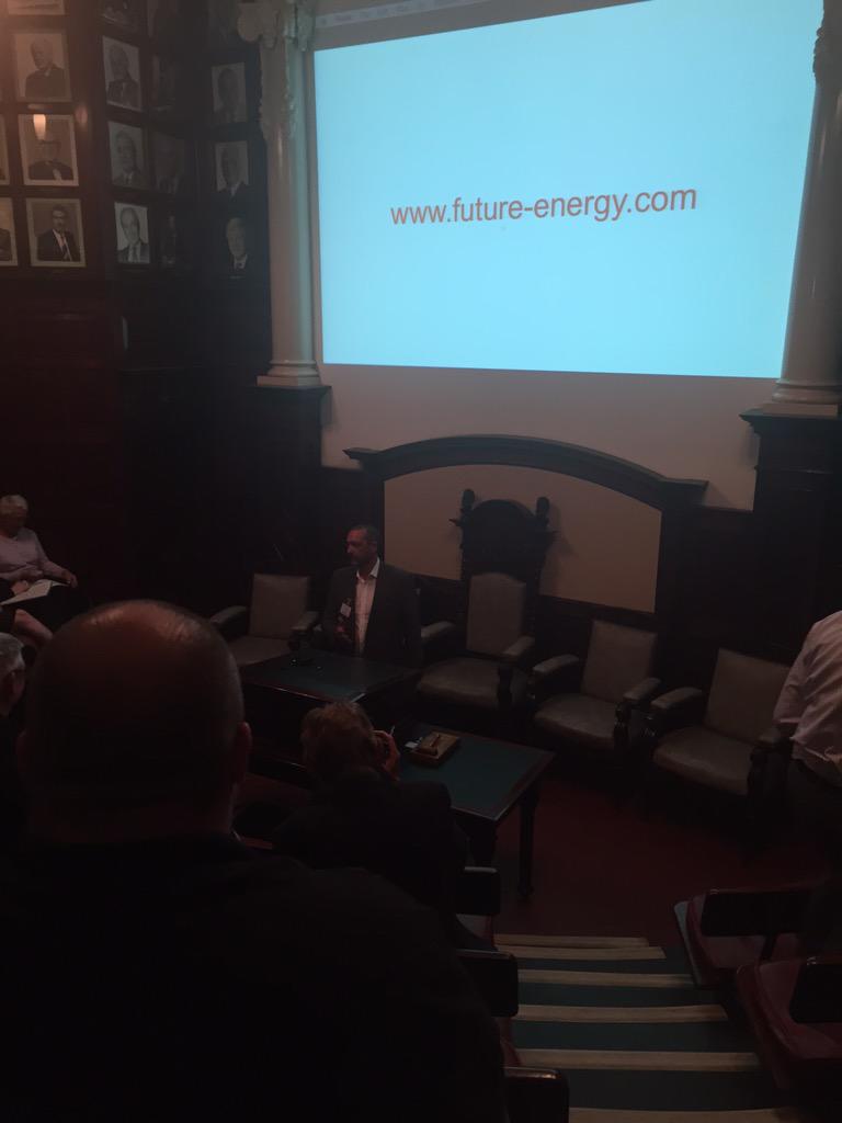 Great launch event tonight <a href="/future_energyuk/">Future Energy Smart</a>