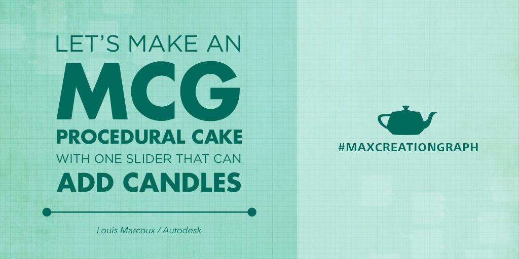 Adsk3dsMax's tweet image. Let them eat #maxcreationgraph. Too much? autode.sk/MCG