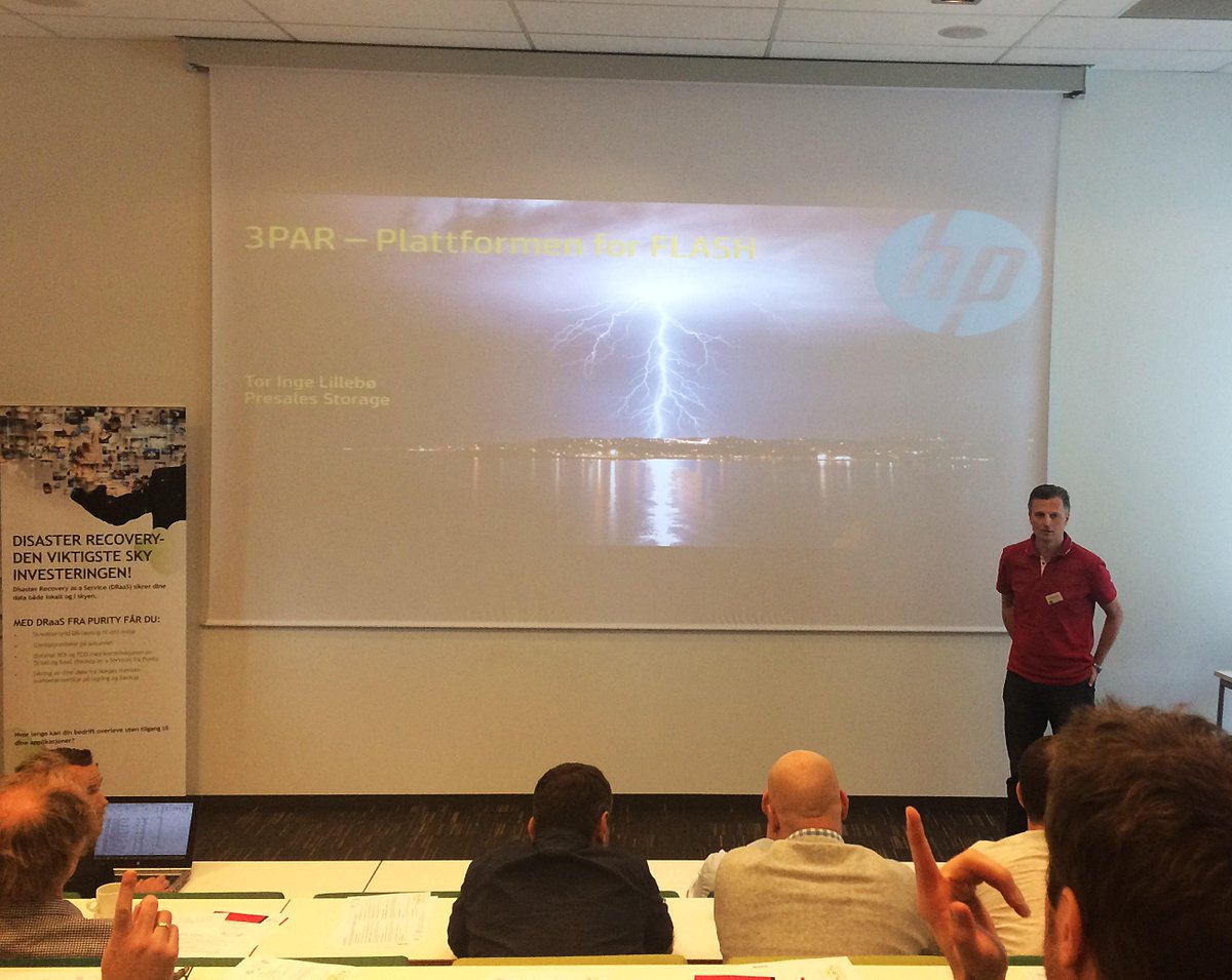 Purity_IT's tweet photo. Fra #HPDiscover i Las Vegas til #PuritySommer i Arendal - @HPNorge kommer med ferske oppdateringer! #HP3PAR #Flash http://t.co/bTh75CyJND