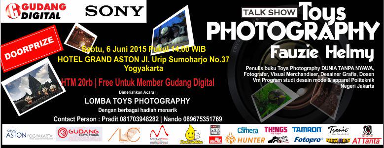 6/6/15 14.00 Talkshow &amp; Lomba Toys Photography w/ Fauzie Helmy di Grand Aston Yk | 20K