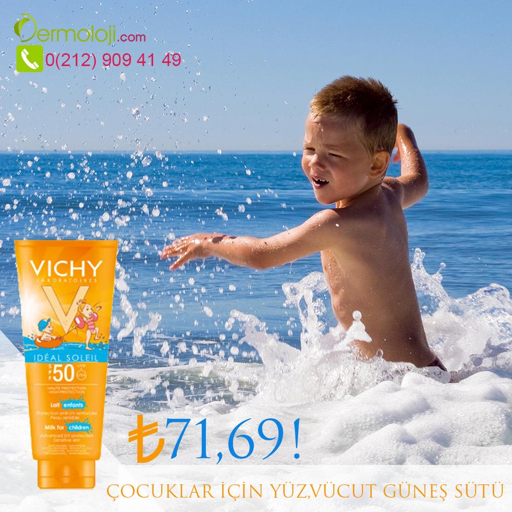 Vichy CS Çocuklar İçin Yüz,Vücut Güneş Sütü; 82,60TL yerine sadece 71,69TL!
Hemen almak için ; goo.gl/UtKDTQ