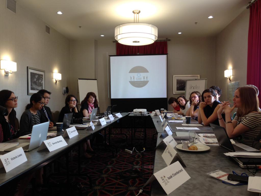 The Youth Advisory Group meeting has just started and this year has been a busy one for it's members. #CCUNESCO2015