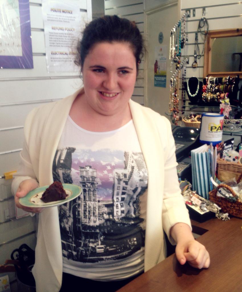 ParcCharityShop's tweet photo. Happy 21st Birthday Layla! #birthday #cake http://t.co/pQgfSLGX25