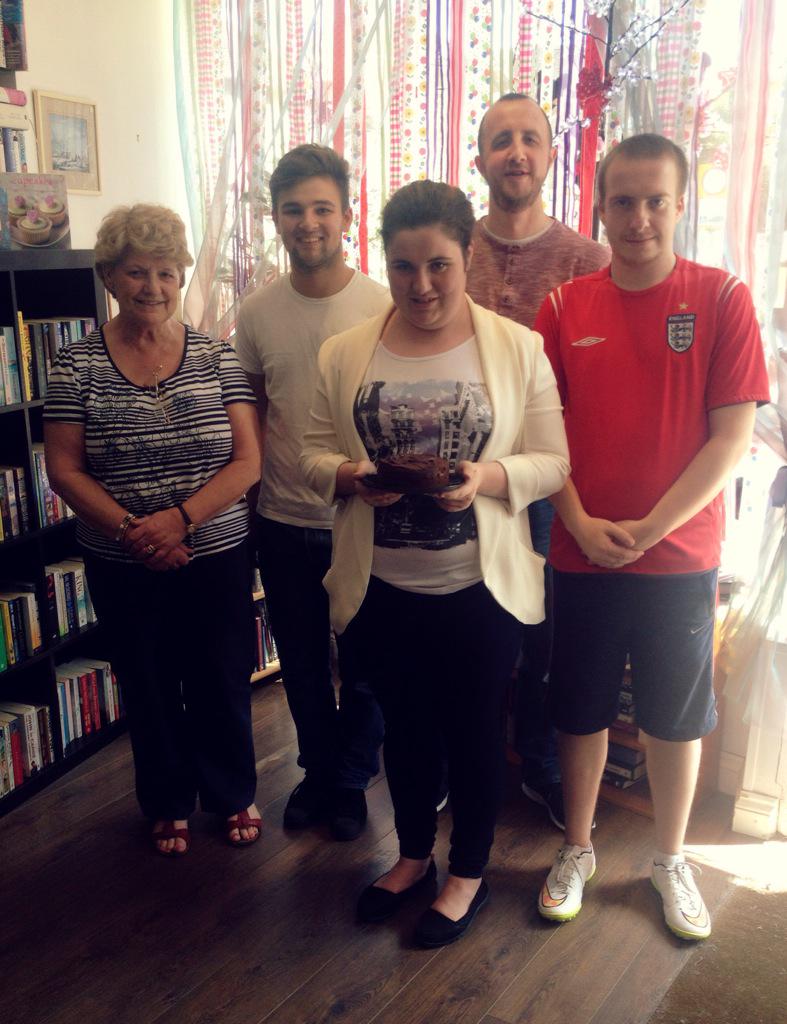ParcCharityShop's tweet photo. Happy 21st Birthday Layla! #birthday #cake http://t.co/pQgfSLGX25