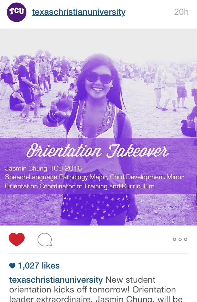 Let's get this party started! #orientation #TCU19