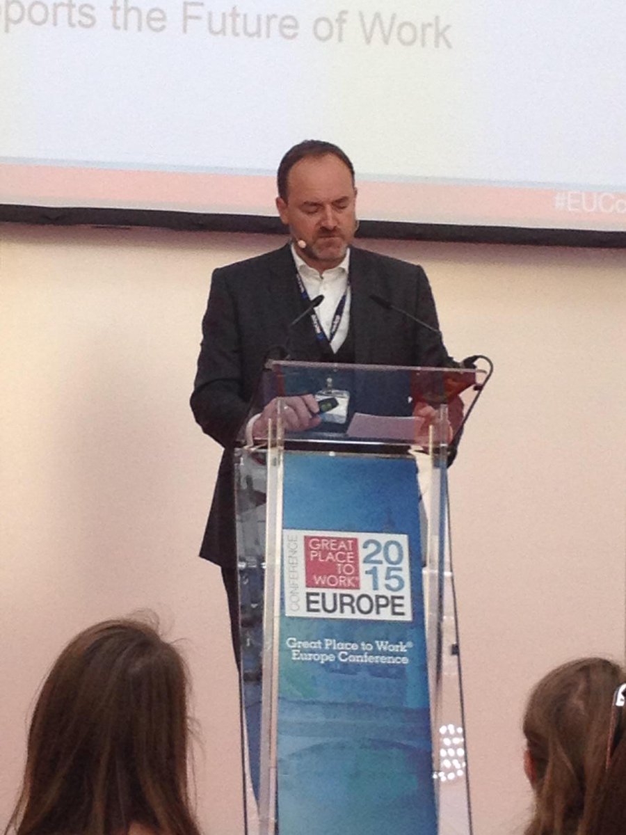 SusanneHederoth's tweet photo. #adecco #euconfgptw  Graham Jones speaks about the Future of work http://t.co/35Vlt0Lgbs