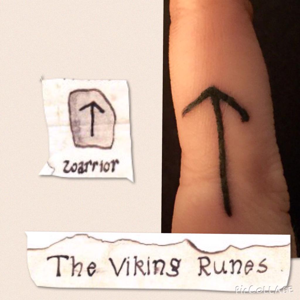 Jenna Morasca On Twitter Tattoo Reveal Historyvikings Related Vikings Rune Symbol 4 Viking God Tyr Tyr Is God Of War Heroic Glory Rune Http T Co Xhtk7mdmpi