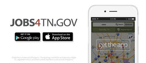 Jobs4_TN's tweet image. Have you tried the Jobs4TN.gov app yet? What are you waiting for? Access 90,000 jobs at your fingertips!