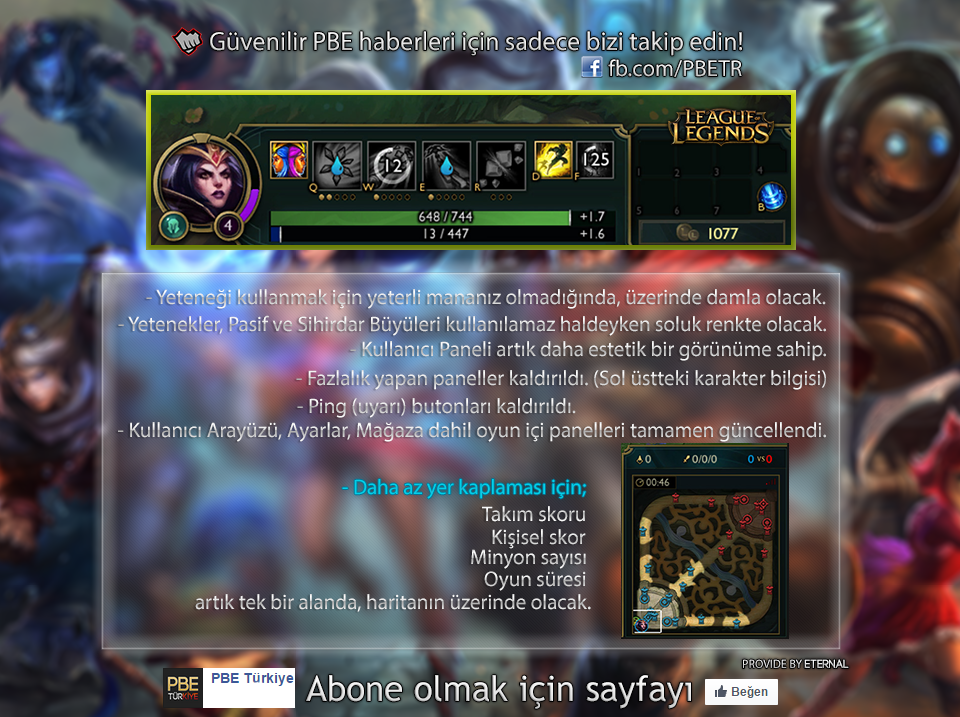 PBE'den haberler var arayüz yenilenmesi! #lolpbe