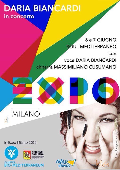 vi aspetto #sabato 18h e #Domenica 21h a <a href="/Expo2015Milano/">Expo Milano 2015</a> nel #clustermediterraneo! #EXPO2015 #Expo2015Milano #music