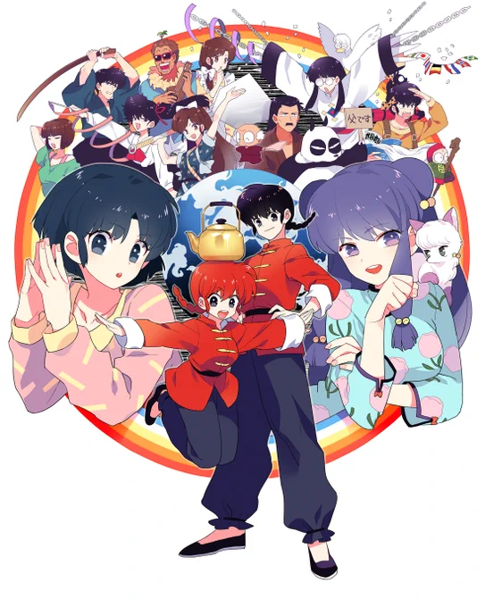 らんま #過去絵を投げて絵を描いた気になろうキャンペーン 