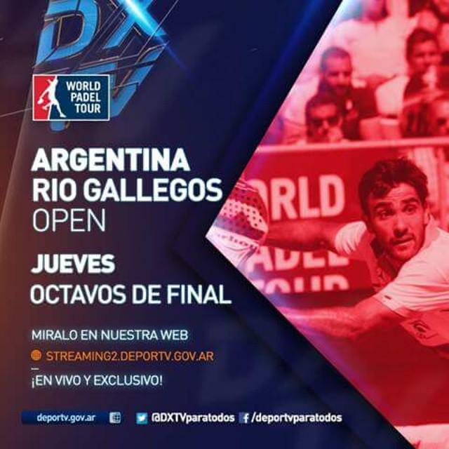 Padel_ig's tweet photo. ¡ATENCIÓN!
Los partidos de octavos de final del Río Gallegos Open se podran ver en streaming a partir del quinto pa… http://t.co/QWTg8qoaWe