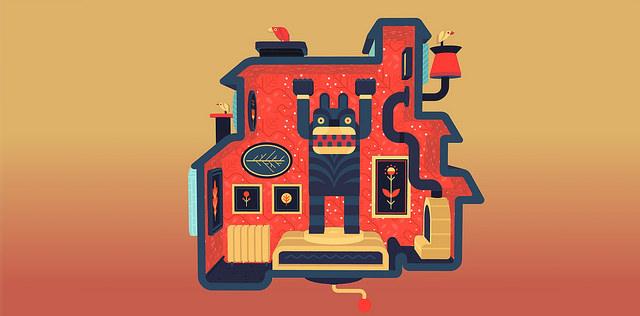 PlayStation's tweet image. Introducing the monstrous puzzles of GNOG, coming to PS4 and Project Morpheus in 2016: bit.ly/1HMPMpp