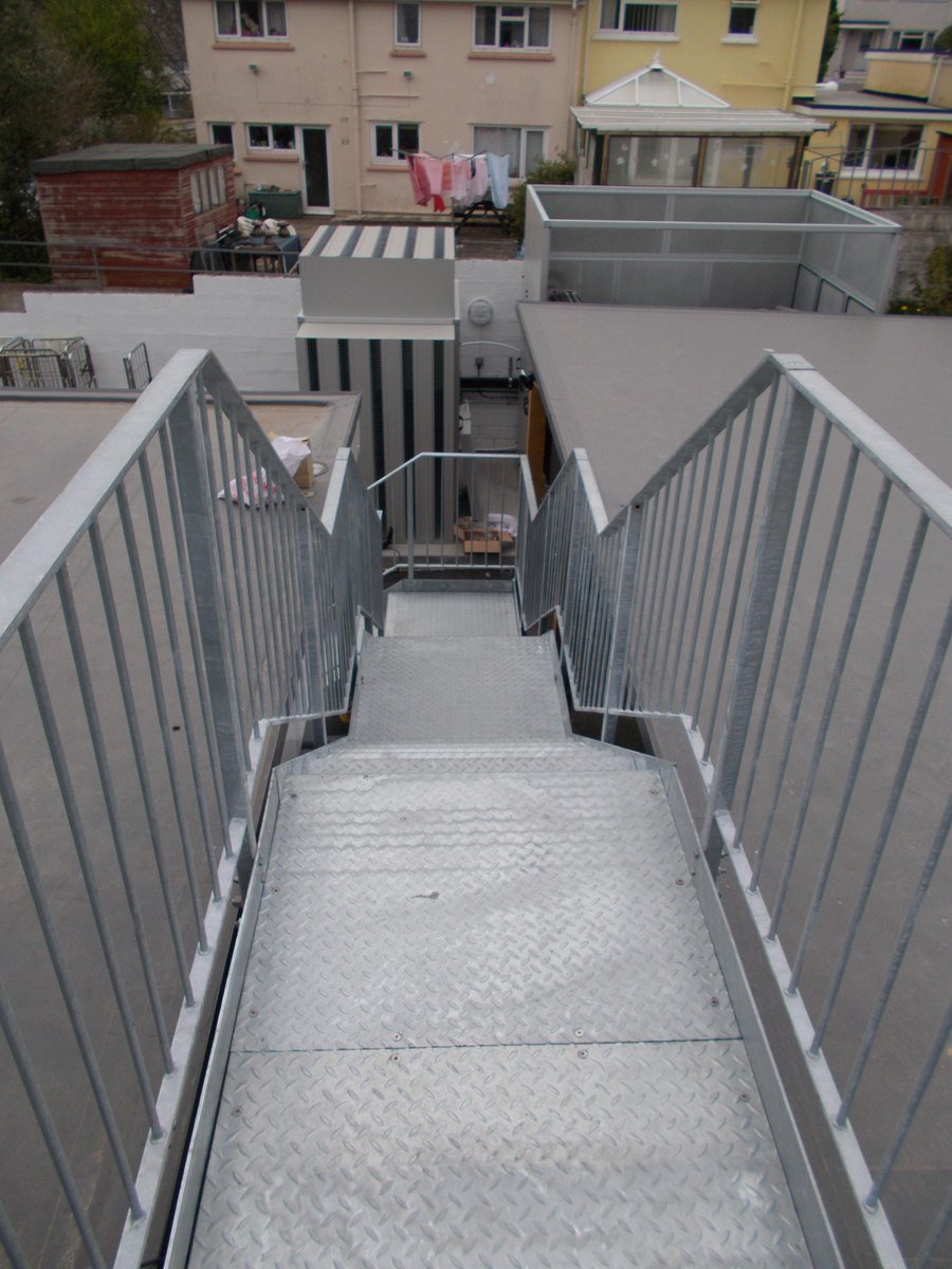 Supply and Installation of Steelwork and FireEscape completed at Co-op Falmouth <a href="/CountyContract/">County Contractors</a>