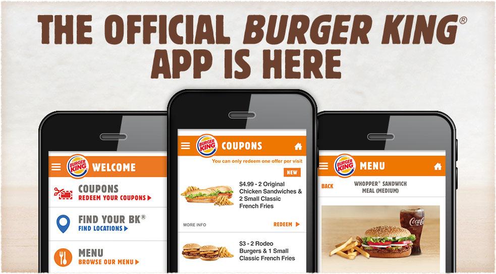 instal_now's tweet photo. The @BurgerKing app is finally out, and now available on Instal! Get started today https://t.co/whNSYaCc9d #mobile http://t.co/JB0KvnIroy