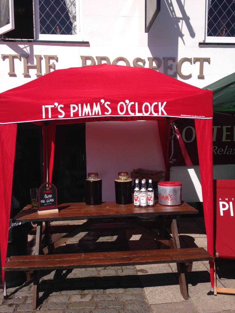 TheProspect1's tweet image. It's #PimmsOClock on @TheQuayExeter @Exetermarket #RealAle #Cider