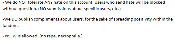 confessingdead's tweet image. Update of the rules. There's some new Stuff 'N Thangs