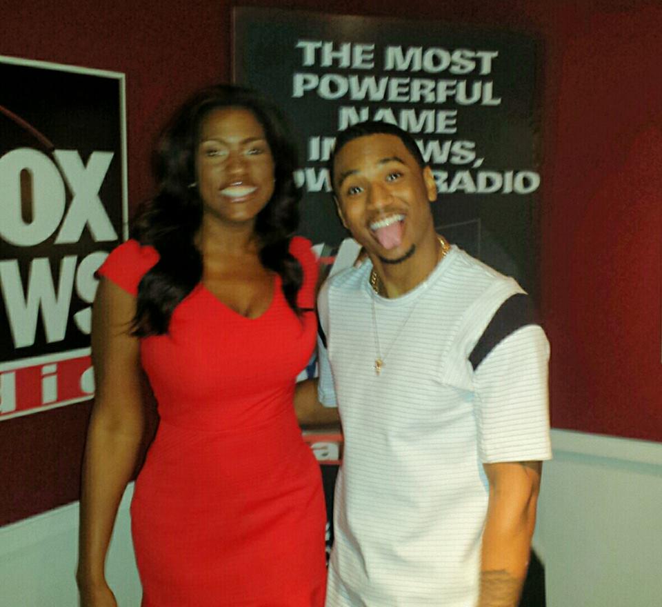 Had a BLAST chatting it up with #mrstealyogirl <a href="/TreySongz/">Trey Songz</a>