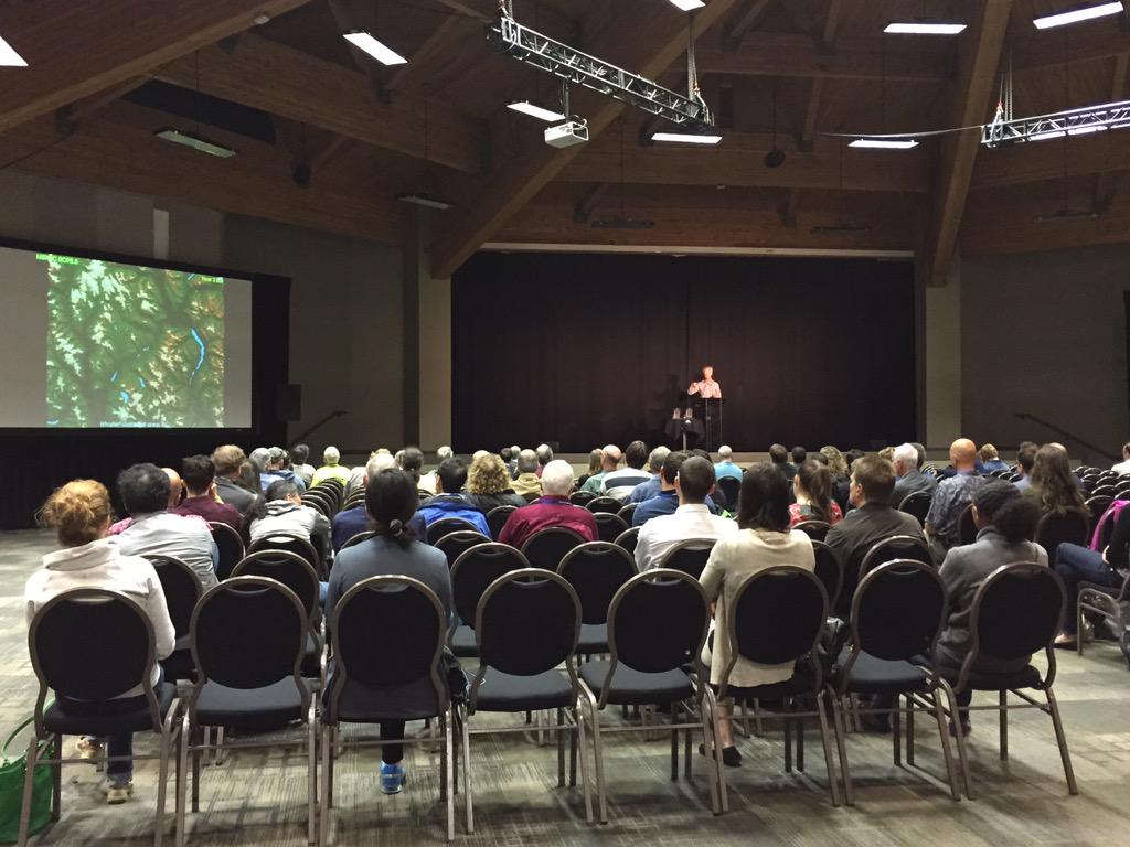 CMOS2015's tweet image. Happening: Dr Garry Clarke is delivering his plenary talk.Do you think glaciers will stay in 40 years? #CMOS2015