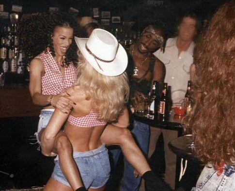 10. 2Pac with numerous porn stars on the set of How Do U Want It video, 199...