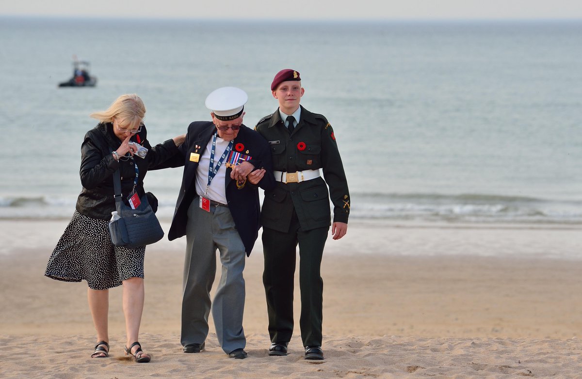 #DDay – 2. Today, for our #throwbackthursday, we go back one year to #DDay70 and the Battle of #Normandy ceremony