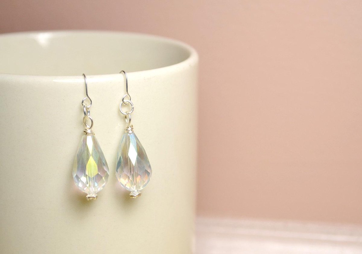 CollettCouture's tweet photo. IRIS Glass Tear Drop (with RHINESTONES at the Bottom) Dangle Earrin… https://t.co/xte71ElZgC #Etsy #HandmadeWithLove http://t.co/tFRIY9SrIQ