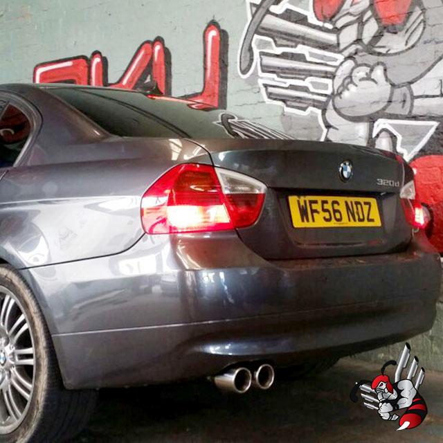DKUPerformance's tweet image. Dku Performance took care of this BMW 320's exhaust system! It's looking nice! #ExhaustSystem #BMW