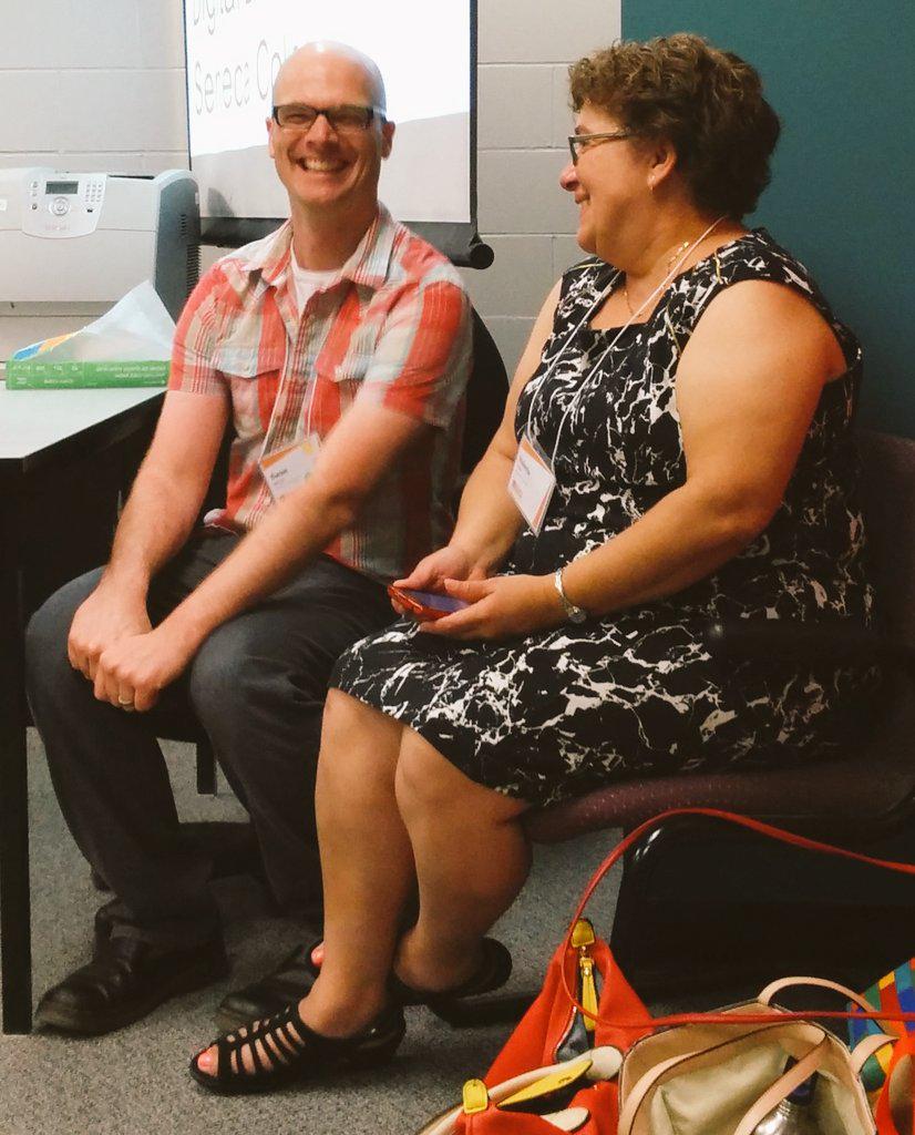 senecasandbox's tweet photo. Preparing for our session earlier, such keen presenters! #advlearn2015 http://t.co/IGqcAhf5HS