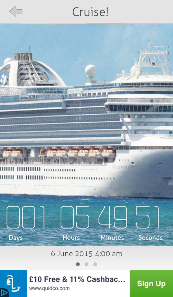 KimberleyF94's tweet photo. Not long now! @Shaneholdcroft2 @PrincessCruises #holiday #cruise #excitedisnteventheword http://t.co/2CiJ2Q8VuG
