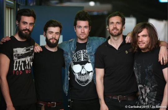 bastille's tweet image. We'd like to welcome @CharlieBarnes to our touring band. He just played his first gig with us and it was well fun 👊