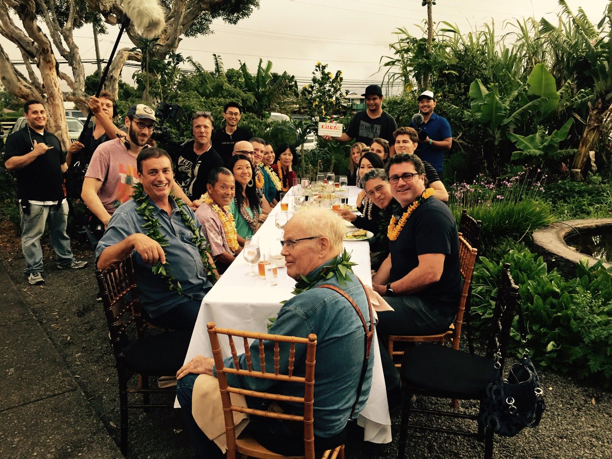 Shooting Moveable Feast with PBS in Waimea. The weather held out! Shoot was fun. #LuckyLiveHawaii