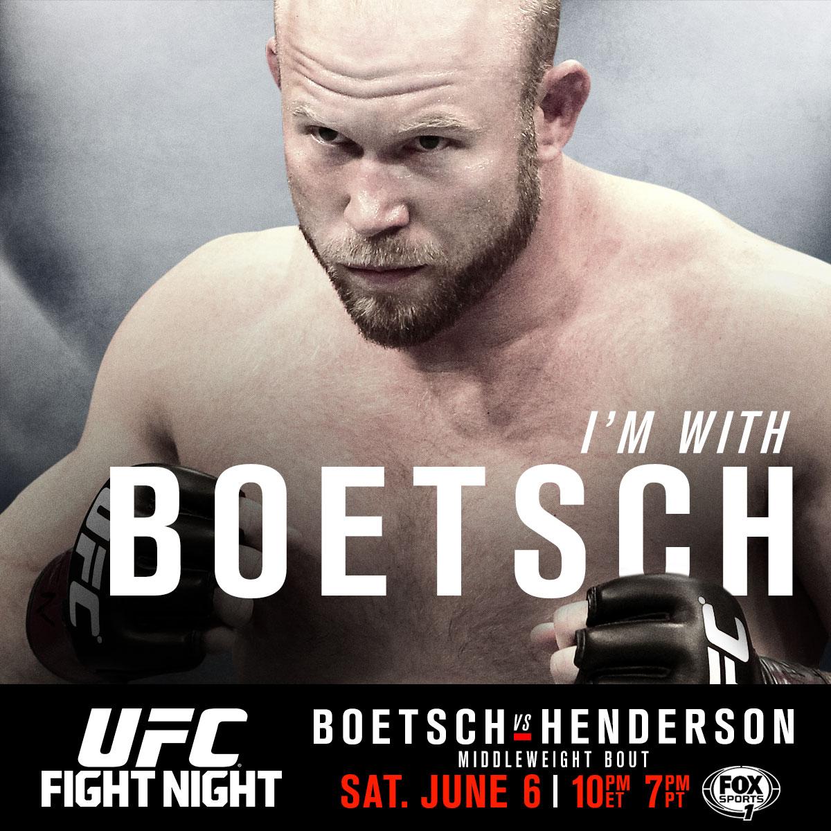 ufc's tweet photo. RT if you're w/ #TheBarbarian @TimBoetsch THIS Saturday, June 6 at #UFCNOLA | LIVE &amp; FREE on @FOXSports1 http://t.co/BVq6vCY9gn