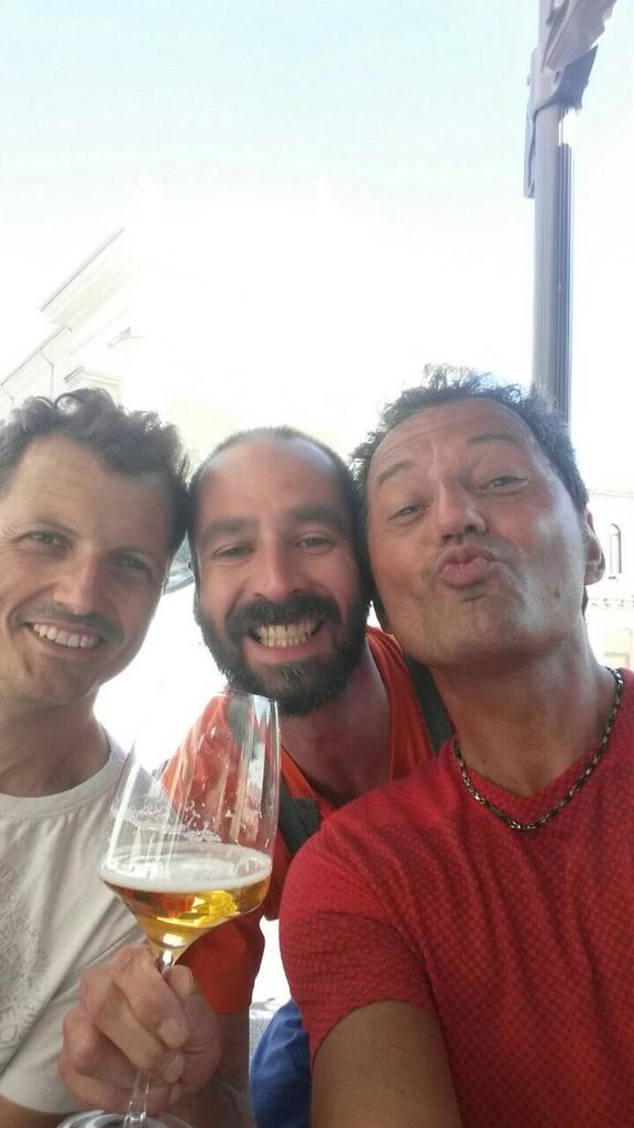 Oggi allenamento al top in vista della 24h Feltre con Vanzo e recupero in compagnia del grande Peter!!! Grazie!!!!