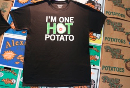 PotatoFlats's tweet photo. Hey there, spud muffin. We have a shirt with your name on it! http://t.co/wPKbJOxaT0