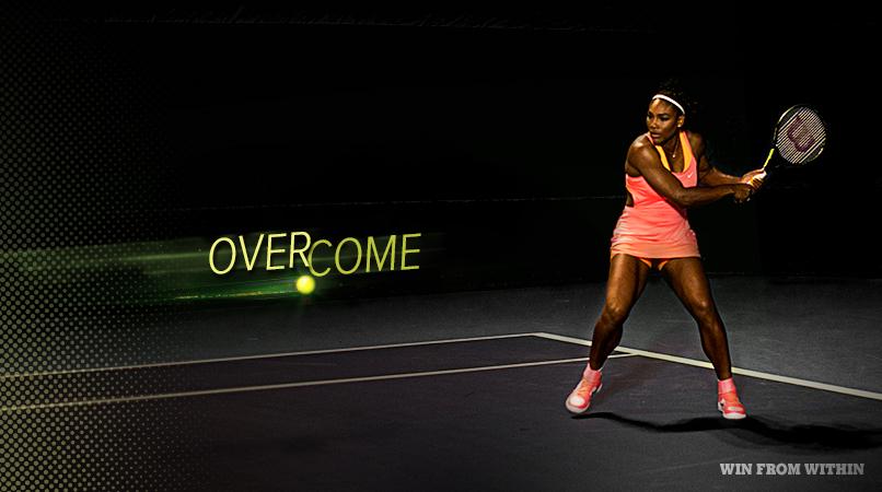 Gatorade's tweet photo. You’re never out if you’re always in victory mode. @SerenaWilliams #WinFromWithin http://t.co/dvspQf6WWH